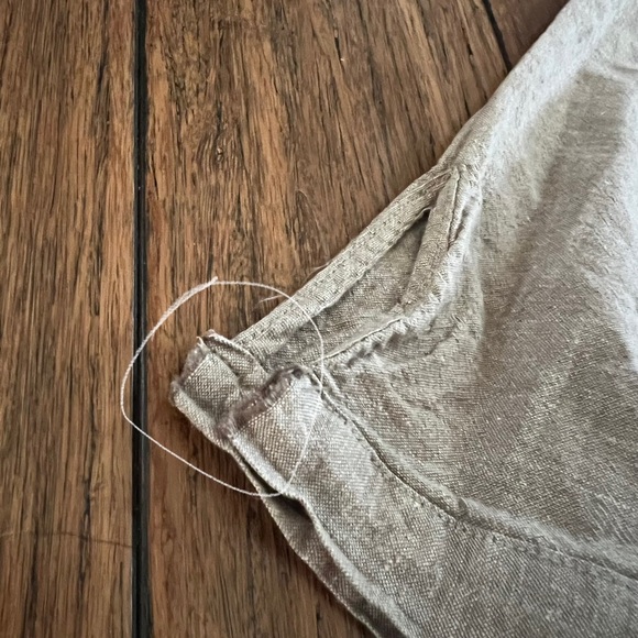 Coco+Carmen Hemp Cotton Tunic Top Shirt Dress XXL Sustainable Neutral Pockets - Picture 7 of 13